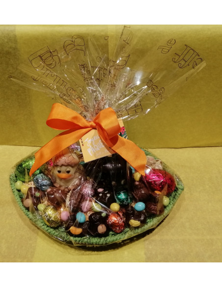 Cesta hoja Pascua