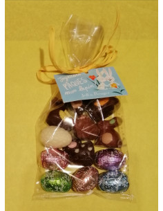 Bolsita figuras y huevos Pascua