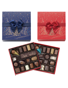 Caja Navidad cuadrada mediana